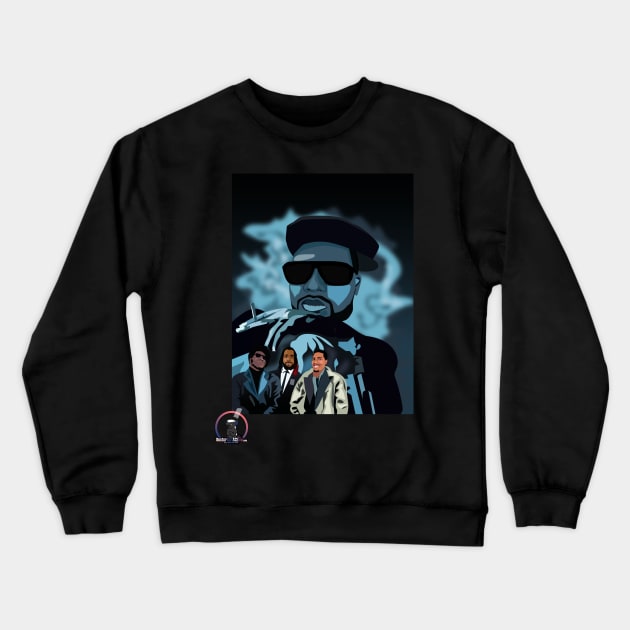 New Ju City Crewneck Sweatshirt by Double A Media